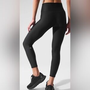 ALO Yoga Black High-Rise Leggings with Slim Ankle